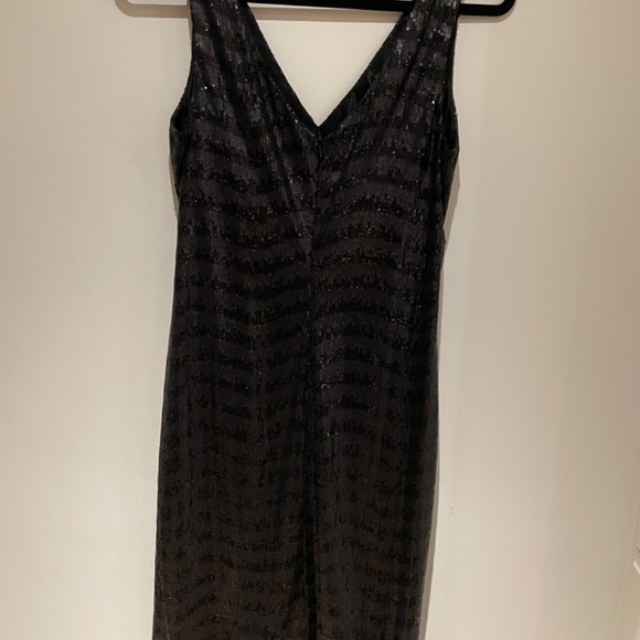 David Meister Black Sequin Dress - Picture 2 of 5